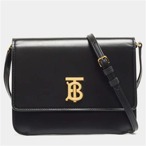 burberry black tb bag|Burberry tb crossbody bag.